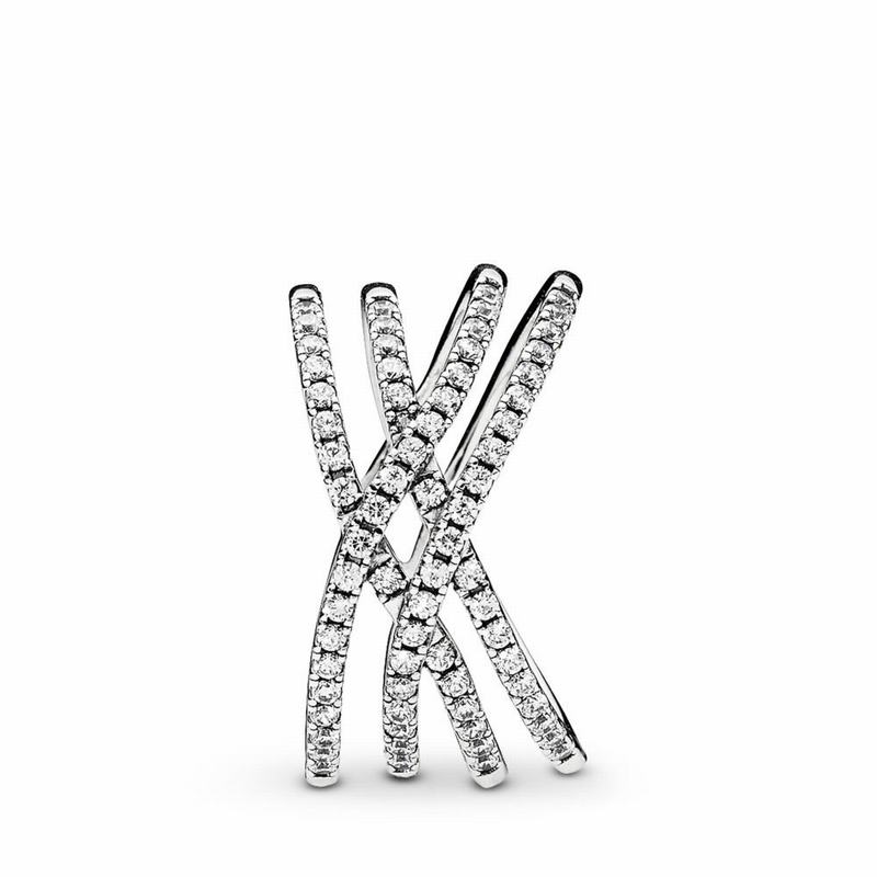 Pandora Cosmic Lines Stackable Ring Outlet NZ, Sterling Silver (294036-XSV)